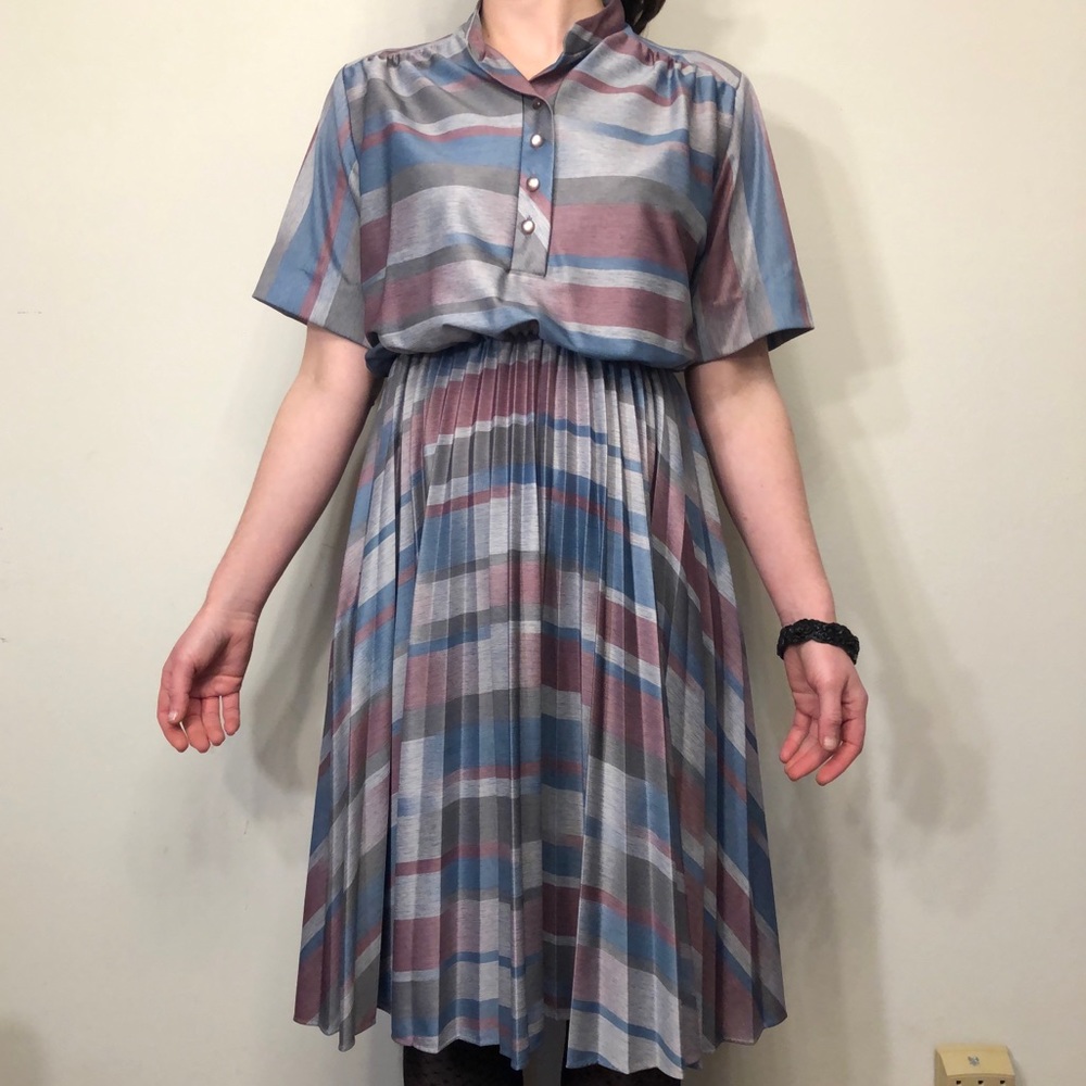 Vintage CUE Fashions Dress, 1980s Vibes